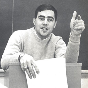 John Merrow teaching in 1966